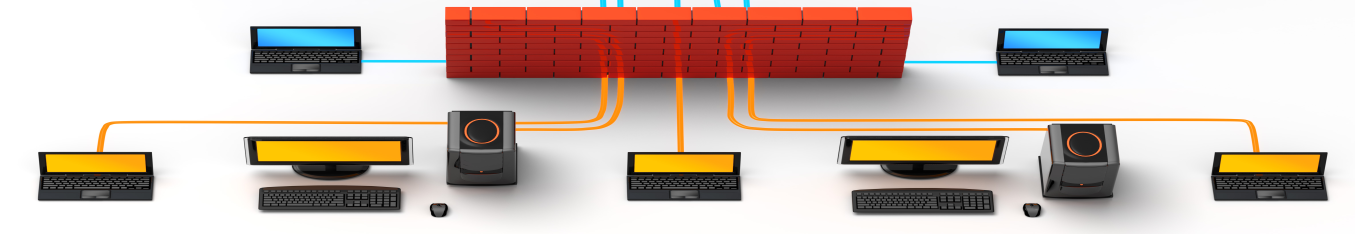 Systemhaus Sauerland Firewall IT network protected by a Firewall